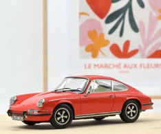 Norev - PORSCHE 911 E 1969 1970 Orange Rouge Réf. 187628 Neuf NBO 1/18 - Norev