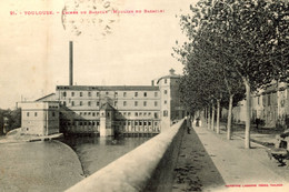 TOULOUSE USINE DU BAZACLE MOULINS CACHET DU VAGUEMESTRE 1917 - Toulouse