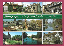 Stratford-upon-Avon (Warwickshire) New Place Shakespeare's Birthplace Hotel Clopton Bridge Anne Hathaway 2scans - Stratford Upon Avon