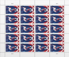 USA 2023 Women's Soccer, Football, Forever Full Sheet (20 Stamps) MNH  (**) - Ungebraucht