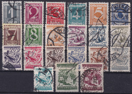 AUSTRIA 1925 - Canceled - ANK 447-467 - Complete Set! - Used Stamps
