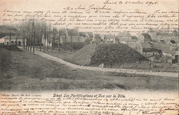 CPA - Belgique - Diest - Les Fortifications Et Vue Sur La Ville - Edit. Bazar - Précurseur - Oblitéré Diest 1905 - Diest