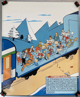 Affiche "SNCF - Carte Jeune" - Illustration Serge Clerc - Other & Unclassified