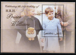 Lesotho 2004 Prince William 21st Birthday MS, MNH, SG 1919 (BA) - Lesotho (1966-...)