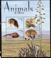 Lesotho 2004 Animals Sheetlet Of 4, MNH, SG 1943 (BA) - Lesotho (1966-...)