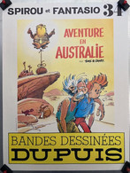 Affichette "Spirou Et Fantasio N°34 - Aventure En Australie" - Tome Et Janry - Spirou Et Fantasio