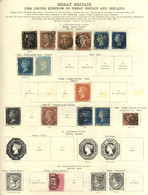 BRITISH COMMONWEALTH Collection In An Ideal Printed Album Vol. 1 With Spaces For Issues To 1912 Incl. Australian States; - Andere & Zonder Classificatie
