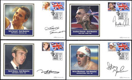 OLYMPICS Collection Of Benham Olympics Commemorative Illustrated Covers (11), Each Signed By A Gold Medal Winner Incl. J - Andere & Zonder Classificatie