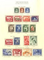 ADEN & STATES 1937-52 UM Or M Collection/accumulation Incl. 1937 Dhows To 8a (2), 1939-48 Sets To 10r (3), 1949 Wedding  - Andere & Zonder Classificatie