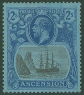 1924-32 2s Grey Black & Blue Showing The 'torn Flag' Variety, M With A Hint Of Gum Toning, SG.19b. (1) Cat. £750 - Andere & Zonder Classificatie