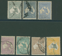 1915 Roos 2d To 5s Wmk Large Crown Set, Good U, SG.24/30. (7) Cat. £650 - Andere & Zonder Classificatie