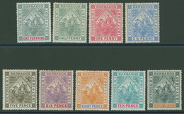 1897-98 Diamond Jubilee Set, Good M, SG.116/124. (9) Cat. £300 - Andere & Zonder Classificatie