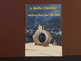 MONTBELIARD - Meilleurs Vœux Pour L'An 2000 - Le Réveillon à Montbéliard - Montbéliard