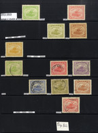 1907-64 M & U Collection On Hagner Leaves Incl. 1910 ½d & 6d M, 1911-15 ½d To 1s (5) Vals M, Vals To 6d FU, 1916-31 Vals - Andere & Zonder Classificatie