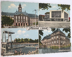 All Herne 19679 4 Vues Chateau De Strunkede Mairie Musee Piscine Plongeoirs Bassins Baigneurs -ed Cramers - Herne