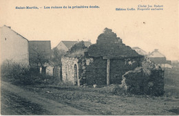 SAINT MARTIN  LES RUINES DE LA PRIMITIVE ECOLE      2 SCANS - Jemeppe-sur-Sambre