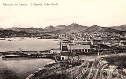 CABO VERDE - SAO VIÇENTE : DEPOSITO De CARVÃO / DÉPÔT DE CHARBON / COAL DEPOSIT ~ 1910 - '915 (al075) - Cap Vert