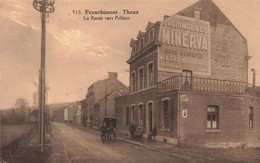 CPA - Belgique - Franchimont - Theux - La Route Vers Polleur - Edit. Hayet Faymonville - Animé - Automobiles Minerva - Other & Unclassified