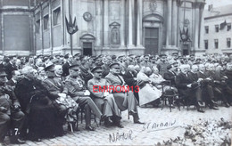 Namur TOP Place St Aubain Festivité Militaire Général Belge 7. Carte Photo Jean Lemaire - Namur