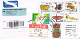 48438. Carta Aerea SOUTH AFRICA 2019. Stamp Rinoceronte, Ceramicas - Lettres & Documents