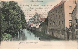 CPA - Belgique - Malines - Vue Sur La Dyle - Précurseur - Colorisé - Oblitéré Malines Station 1905 - Colorisé - Mechelen