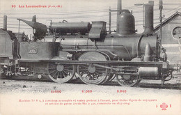 CPA Chemin De Fer - Les Locomotives PDM - 90 F Fleury - Machine N°879 - Trains