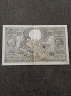BILLET 100 FRANCS 20 BELGA 06 05 1938 TYPE 1933 RECTO FRANCAIS BELGIQUE / BELGIUM BANKNOTE - 100 Francs & 100 Francs-20 Belgas