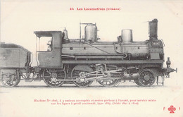 CPA Chemin De Fer - Les Locomotives Françaises Orléans - 24 F Fleury - Machine N°1806 - Treinen