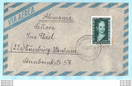 ARGENTINIEN 17.02.1954 Nach Duisburg - BRD --- Brief Cover (2 Scan)(73021) - Covers & Documents
