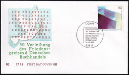 DEUTSCHLAND 1999 Mi-Nr. 2075 FDC - 1991-2000