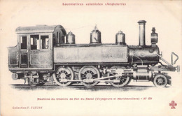 CPA Chemin De Fer - Locomotives Coloniales - Angleterre - Natal - N°59 - Collection F Fleury - Treni