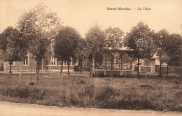 CPA - Belgique - Grand Marchin - La PLace - Edit. Demy Fagnoul - Kiosque - Huy