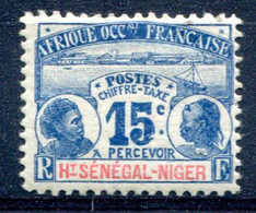 Haut Sénégal Et Niger        Taxes N° 3 * - Unused Stamps
