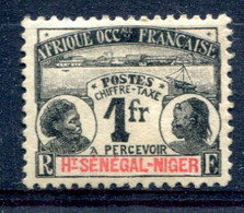 Haut Sénégal Et Niger        Taxes N° 7 * - Unused Stamps