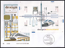 DEUTSCHLAND 1999 Mi-Nr. Block 50 FDC - 1991-2000