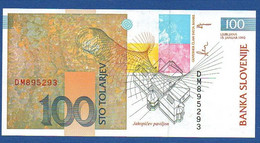 SLOVENIA - P.14 – 100 Tolarjev 15.01.1992 UNC-, Serie DM895293 - Eslovenia