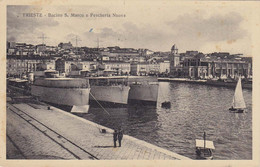 N - Trieste -  Bacino S. Marco E Pescheria Nuova - L.4 X 2 - Storia Postale