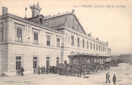 CPA - France - 13 - MARSEILLE - La Gare - Côté De L'Arrivée - Lacour Marseille - Bahnhof, Belle De Mai, Plombières