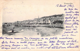 CPA - France - 14 - TROUVILLE - Les Quais à Marée Basse - Précurseur - BF PARIS - Trouville