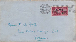 N - Lettera Espresso Da Trieste -   L.15 - Storia Postale