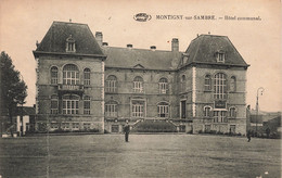 CPA - Belgique - Montignies Sur Sambre - Hôtel Communal - Edit. J. Pierard Scoy - Animé - - Charleroi