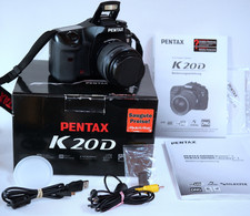 Pentax K20D Digitale 14,6-MP-Spiegelreflexkamera Schwarz Mit Objektiv 18–55 Mm Incl. Fototasche - Appareils Photo