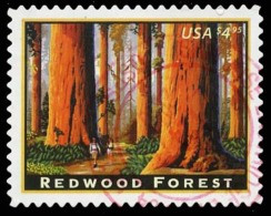 Etats-Unis / United States (Scott No.4378 - Red Wood Forest) (o) TB / VF - Autres & Non Classés