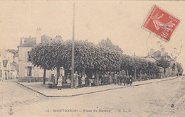 CPA (91)  MONTGERON  Place Du Marché  (parfait Etat) - Montgeron