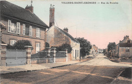 VILLIERS SAINT GEORGES - Rue De Provins - (carte Pas Courante) - Villiers Saint Georges