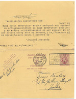 PM39/ Entier CPRP 97 Obl.BXL  10/6/35 > Ixelles Réexpédié BXL 3 12/6/35 > Woluwé St. Lambert - Cartoline 1934-1951