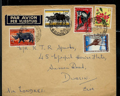 Lettre  De ELISABETHVILLE  18/11/59 Pour Dublin (EIRE)  Via Londres - Covers & Documents