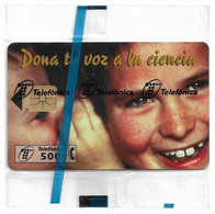 Spain - Telefónica - Dona Tu Voz A La Ciencia - P-275 - 07.1997, 500PTA, 5.100ex, NSB - Privatausgaben