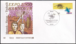 DEUTSCHLAND 2000 Mi-Nr. 2089 FDC - 1991-2000