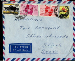 Lettre  Obl. LEOPOLDVILLE 30/11/1960 Pour La Suède - Storia Postale